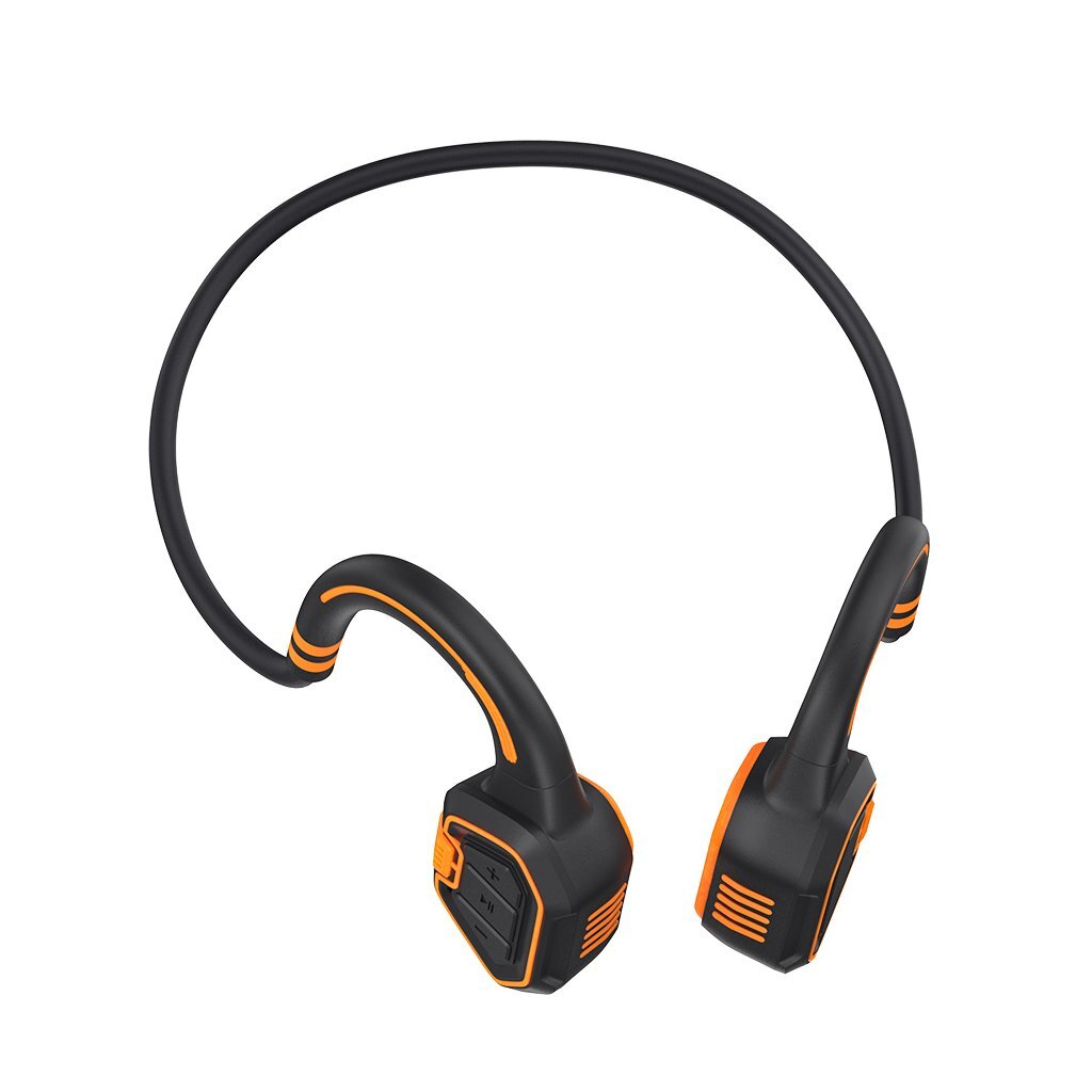 Bezdrôtové slúchadlá EVOLVEO BoneSwim MP3 16GB, oranžová