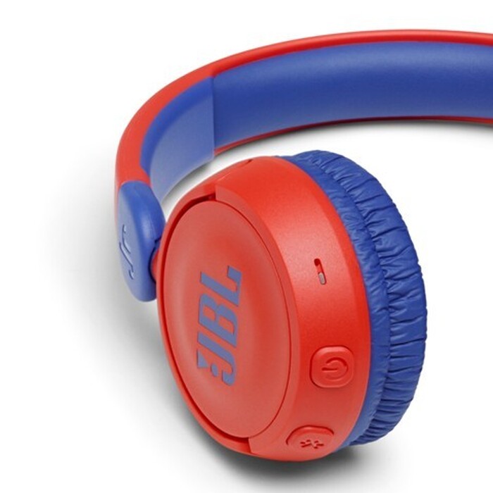 Bezdrôtové slúchadlá JBL JR310BT, červené