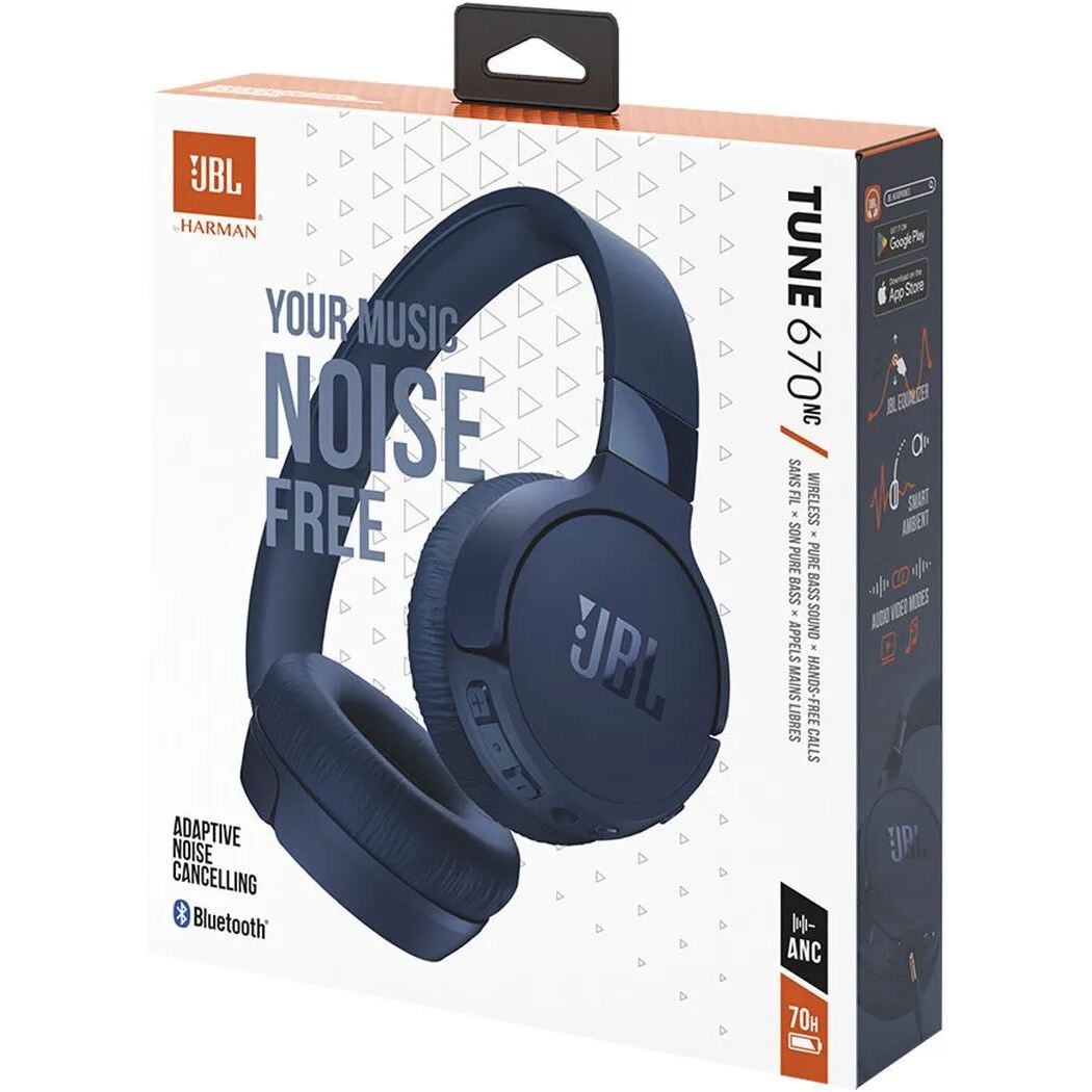 Bezdrôtové slúchadlá JBL Tune 670NC Blue