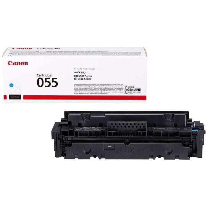 Canon originálny toner 055C,cyan,2100str.,3015C002