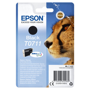 Epson originálny ink C13T07114012, black, 7,4ml