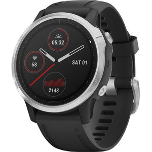 Chytré hodinky Garmin Fenix ??6S Glass, čierna/strieborná