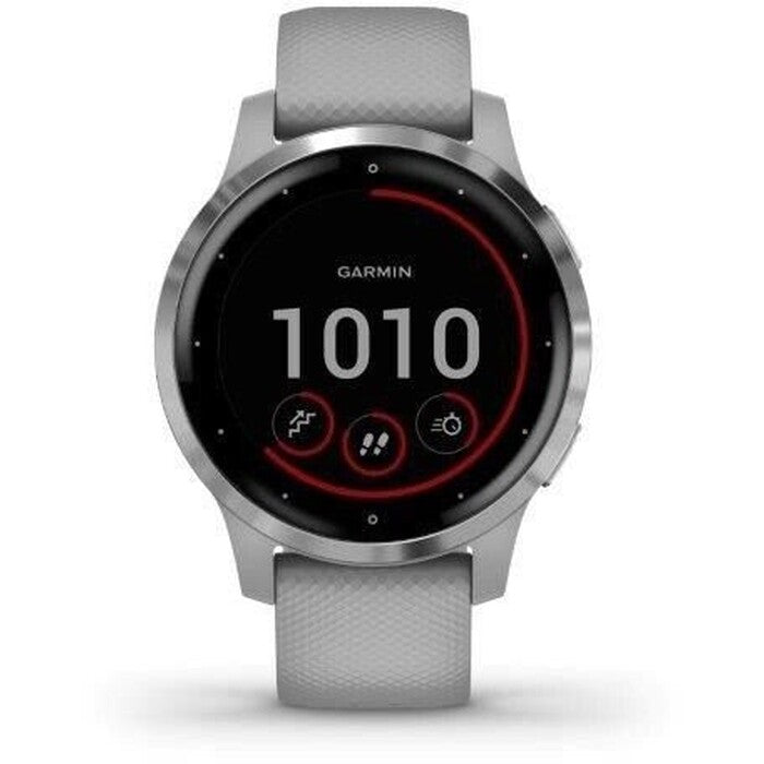 Chytré hodinky Garmin VívoActive 4S, strieborná/sivá