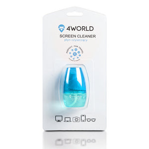 Čistiaci gél 4World + handra BLUE, 50ml