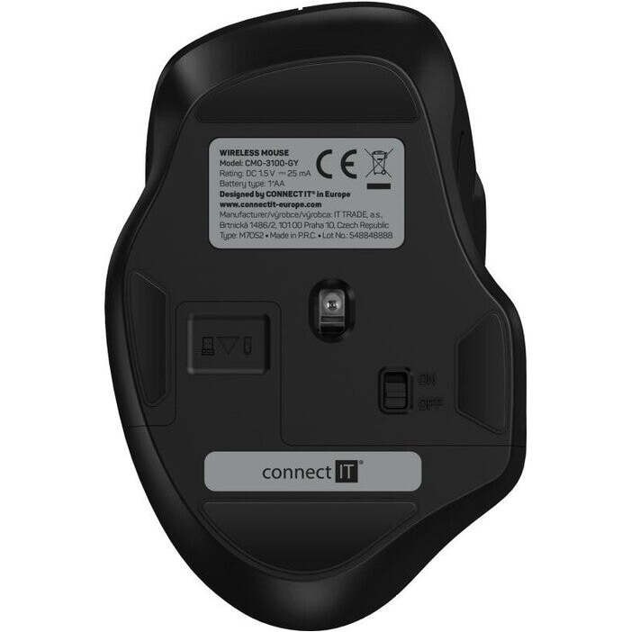 CONNECT IT Dual SmartSwitch bezdrôtová myš, USB-A + C ROZBALENÉ