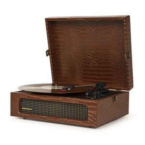 Crosley Voyager - Brown Croc POUŽITÉ, NEOPOTREBOVANÝ TOVAR