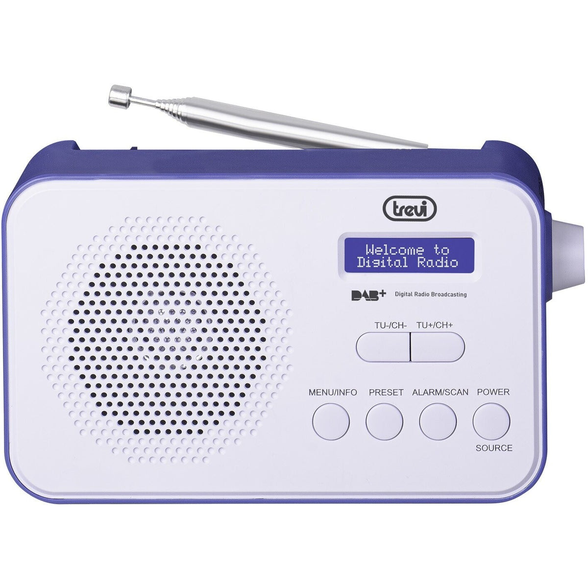 DAB rádio Trevi DAB 7F92 R, modré