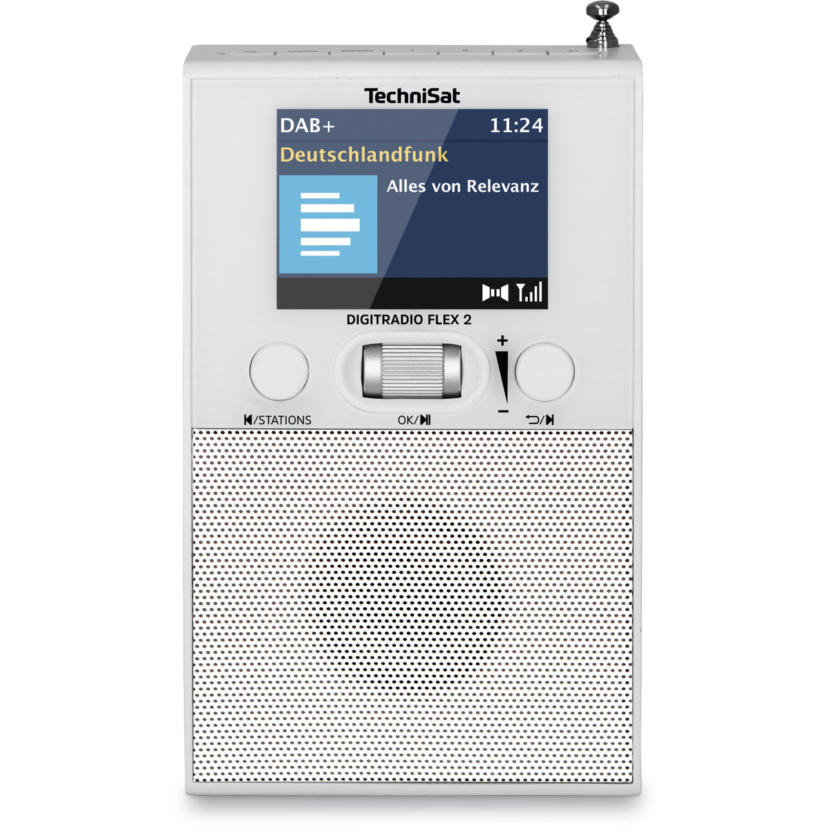 Rádio TechniSat DIGITRADIO FLEX 2, biele