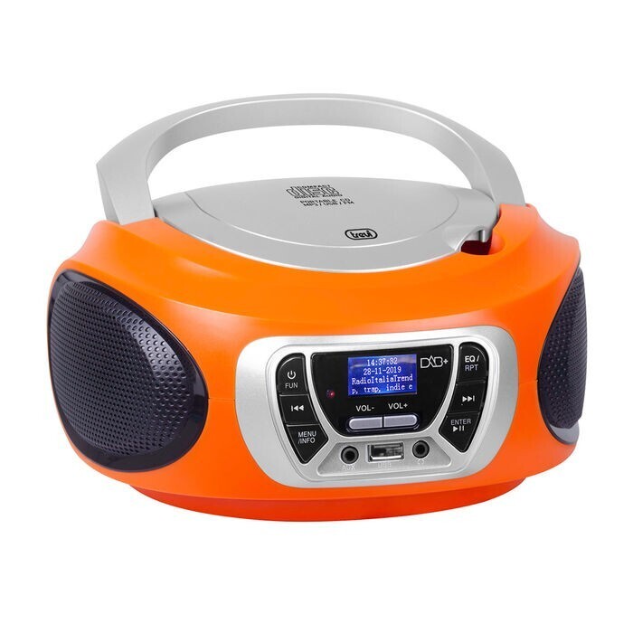 DAB rádio Trevi CMP 510 DAB, oranžové ROZBALENÉ