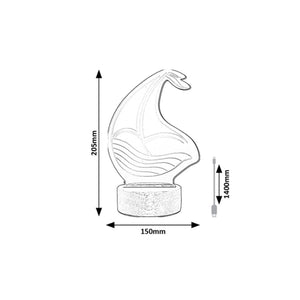 Detská dekoratívna lampa plachetnica Rabalux 76001