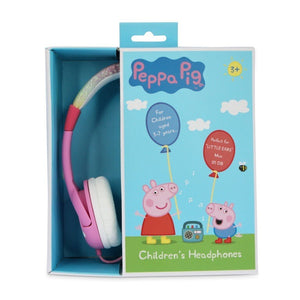 Detské slúchadlá cez hlavu Rainbow Peppa