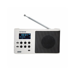 Digitálne DAB/FM prenosné rádio Orava DAB W, biele