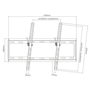 Držiak TV AQ OKDR64N, 37"-70", 35kg