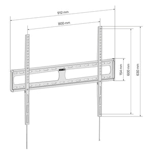 Držiak TV Connect IT BigMount CMH-6090-BK, 40-100", čierny