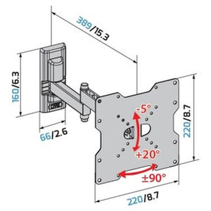 Držiak TV Meliconi 580461 FlatStyle EDR200