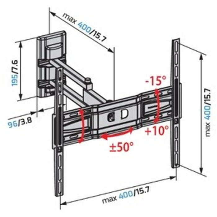 Držiak TV Meliconi 580462 FlatStyle EDR400