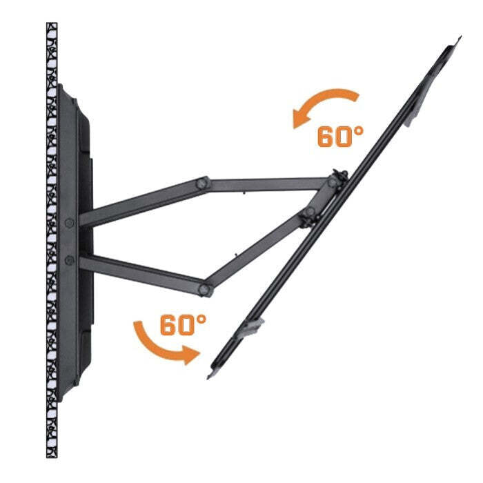 Držiak TV MKF 17DP641, do 80&quot;, 40kg, výsuvný POŠKODENÝ OBAL