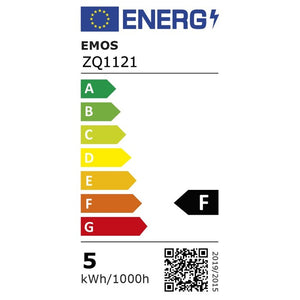 Emos ZQ1121 LED žiarovka Classic Mini Globe 6W E27 neutrál biela