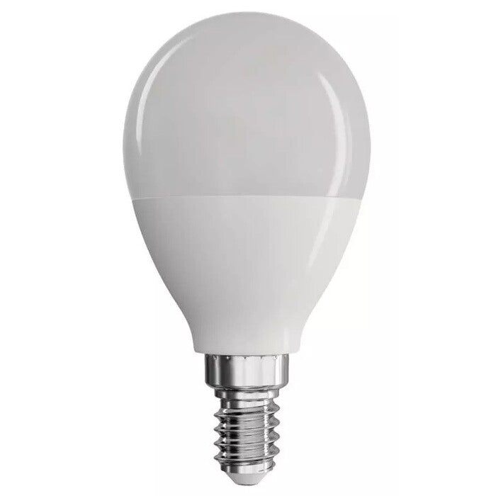 Emos ZQ1230 LED žiarovka Classic Globe 8W E14 teplá biela