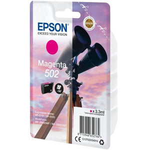 Epson originálny ink C13T02V34010, 502, T02V340, magenta