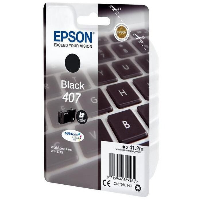 Epson originálny ink C13T07U140, black