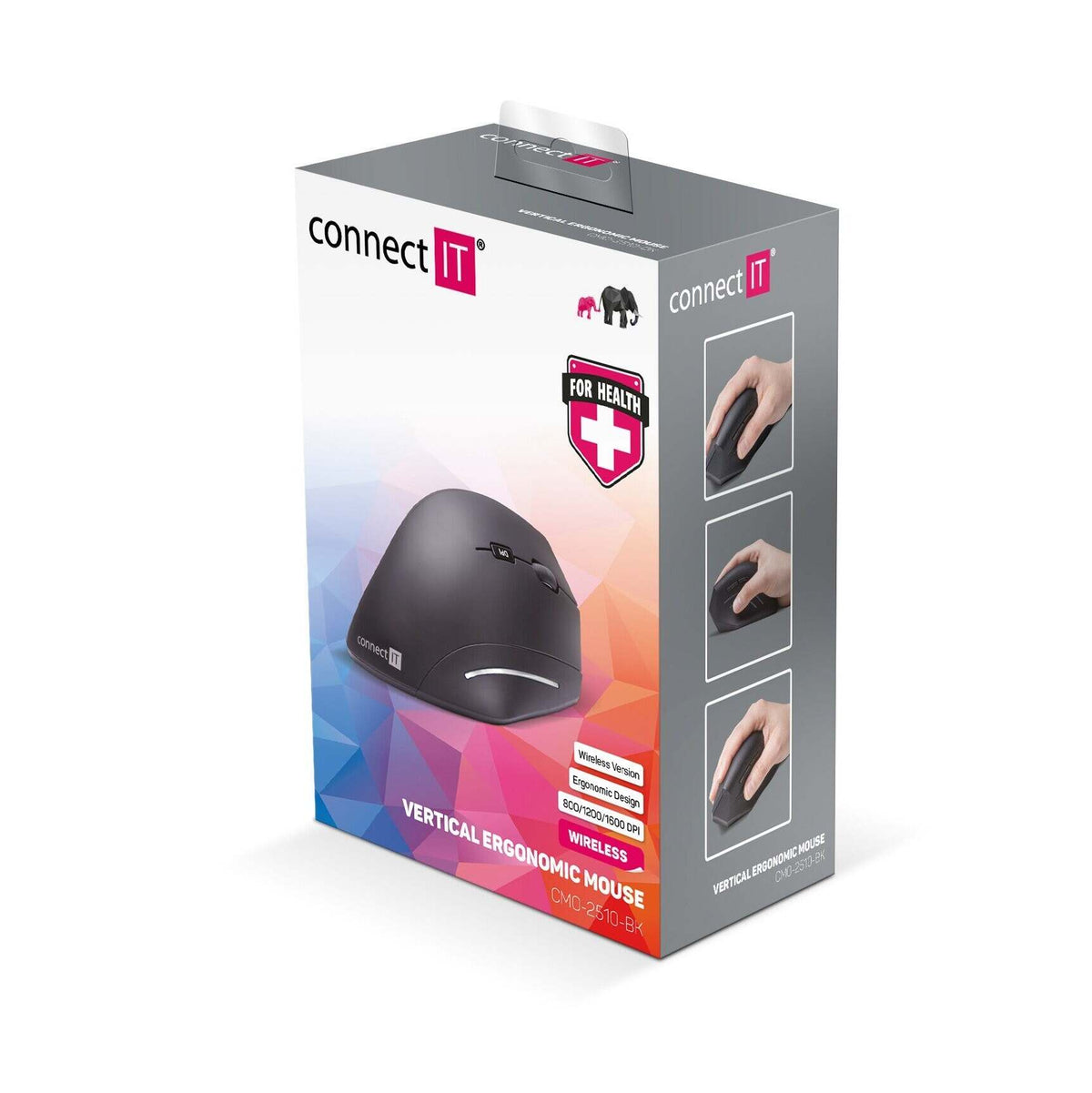 Ergonomická myš Connect IT CMO-2510-BK POŠKODENÝ OBAL