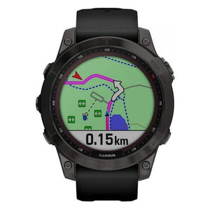 Garmin Fenix ??7 Pro Sapphire Solar/Titan Carbon, šedá/čierny