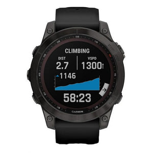 Garmin Fenix ??7 Pro Sapphire Solar/Titan Carbon, šedá/čierny