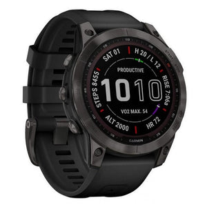 Garmin Fenix ??7 Pro Sapphire Solar/Titan Carbon, šedá/čierny