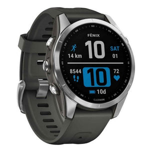 Garmin Fenix ??7S Pro Glass, strieborná/grafitový remienok