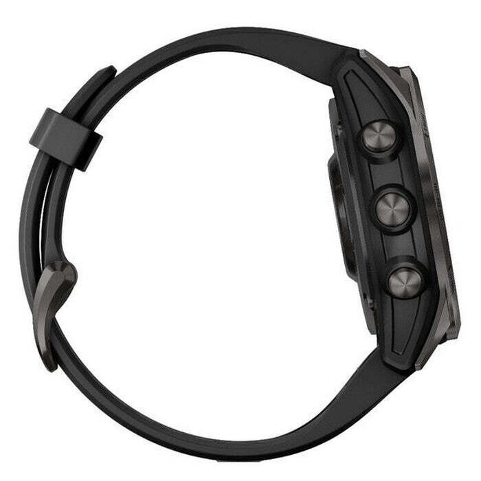 Garmin Fenix 7S Sapphire Solar/Titan Carbon, sivá/čierny+Voucher POUŽITÉ, NEOPOTREBOVANÝ TOVAR