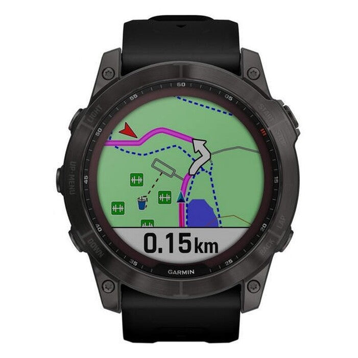 Garmin Fenix ??7X Pro Sapphire Solar/Titan Carbon, šedá/čierny