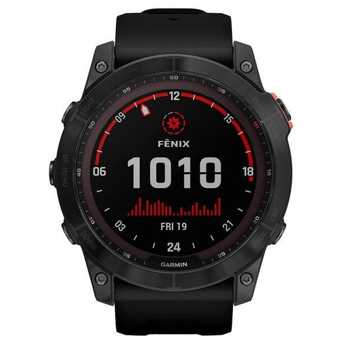 Garmin Fenix ??7X Pro Sapphire Solar/Titan, čierna/čierny rem.