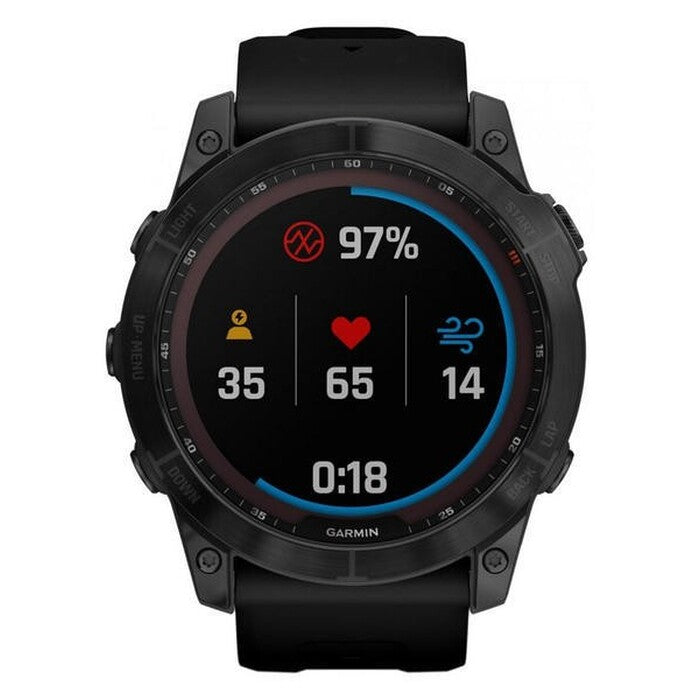 Garmin Fenix ??7X Pro Sapphire Solar/Titan, čierna/čierny rem.