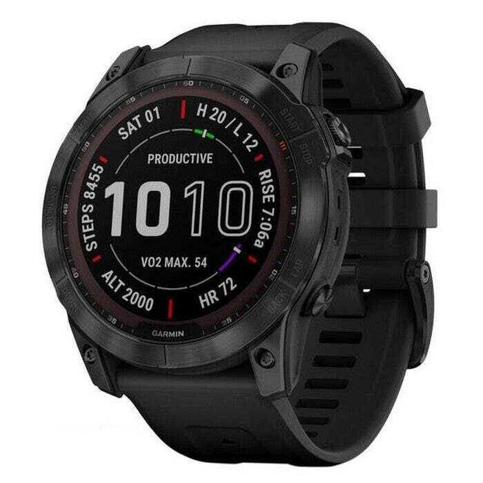 Garmin Fenix 7X Sapphire Solar/Titan, čierna/čierny r. +Voucher POUŽITÉ, NEOPOTREBOVANÝ TOVAR