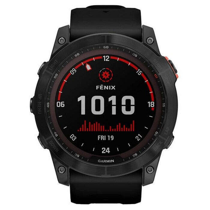 Garmin Fenix 7X Sapphire Solar/Titan, čierna/čierny r. +Voucher POUŽITÉ, NEOPOTREBOVANÝ TOVAR