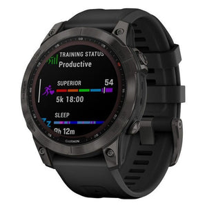 Garmin Fenix ??7 Pro Sapphire Solar/Titan Carbon, šedá/čierny