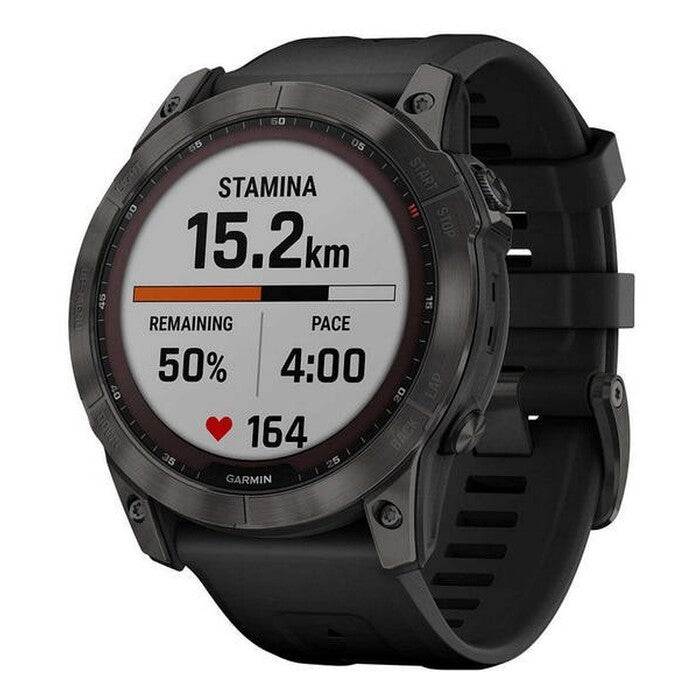 Garmin Fenix ??7X Pro Sapphire Solar/Titan Carbon, šedá/čierny