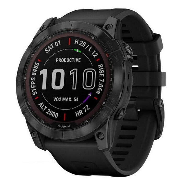 Garmin Fenix ??7X Pro Sapphire Solar/Titan, čierna/čierny rem.