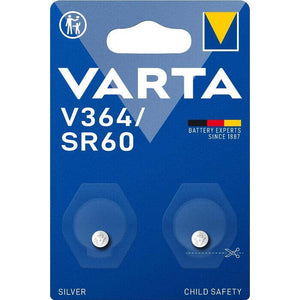 Gombíková batéria Varta V364, s oxidom striebra