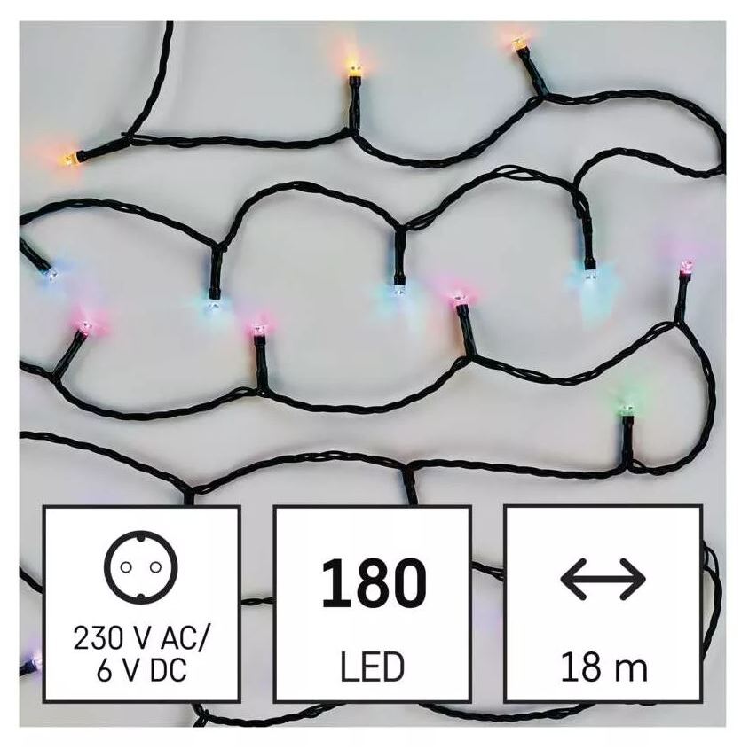 GoSmart LED vian. reťaz, 18 m, vonkajšia aj vnútorná, RGB, wifi