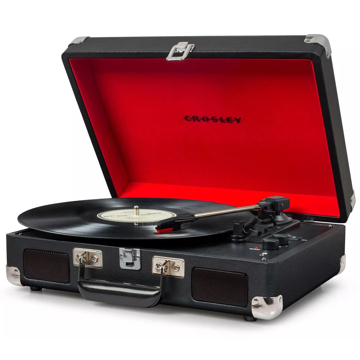 Gramofon Crosley Cruiser Deluxe BT, čierny