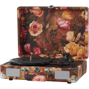 Gramofón Crosley Deluxe, Floral POUŽITÉ, NEOPOTREBOVANÝ TOVAR