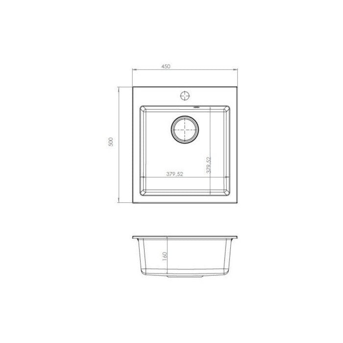 Granitový drez Alveus CORTINA 20 G 91