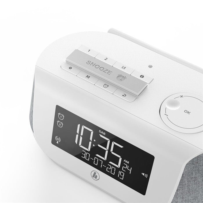 Hama DR36SBT, FM/DAB/DAB+/Bluetooth, biele POUŽITÉ, NEOPOTREBOVAN