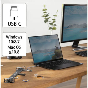 Hama USB-C dokovacia stanica Connect2Office Basic, 9 prip ROZBALE