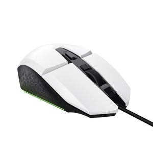 Herná myš TRUST GXT 109W FELOX, optická, USB, biela