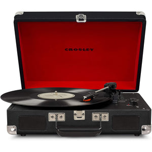 Gramofon Crosley Cruiser Deluxe BT, čierny