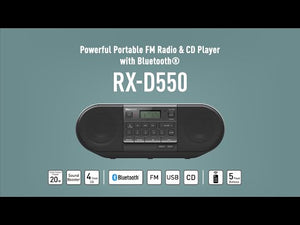 Rádiomagnetofón Panasonic RX-D550E-K