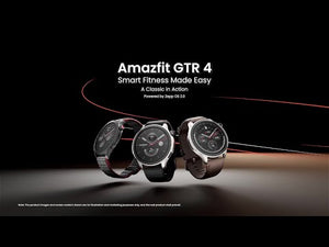 Chytré hodinky Amazfit GTR 4, čierna so šedým remienkom